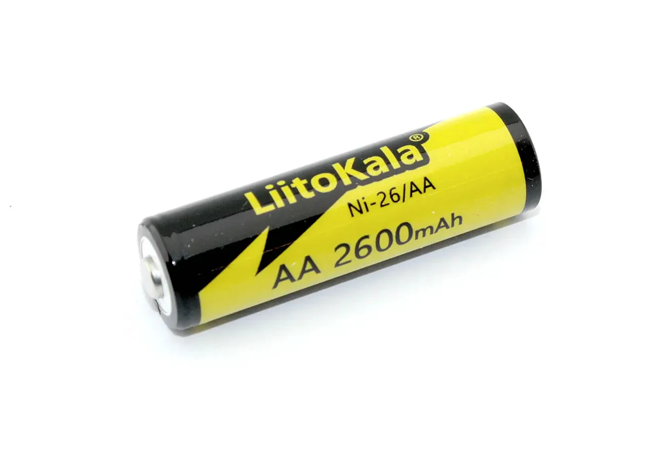 Аккумуляторная батарейка LiitoKala Ni-26 AA Ni-Mh 2600mAh, 1.2V (1)