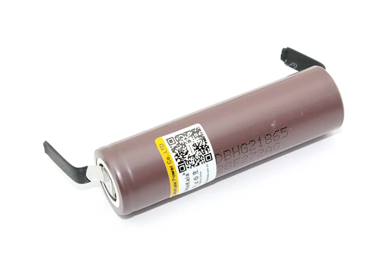 Аккумулятор типа 18650 Li-Ion LiitoKala Lii-HG2-N with connectors 3000mAh, 3.7V (1)