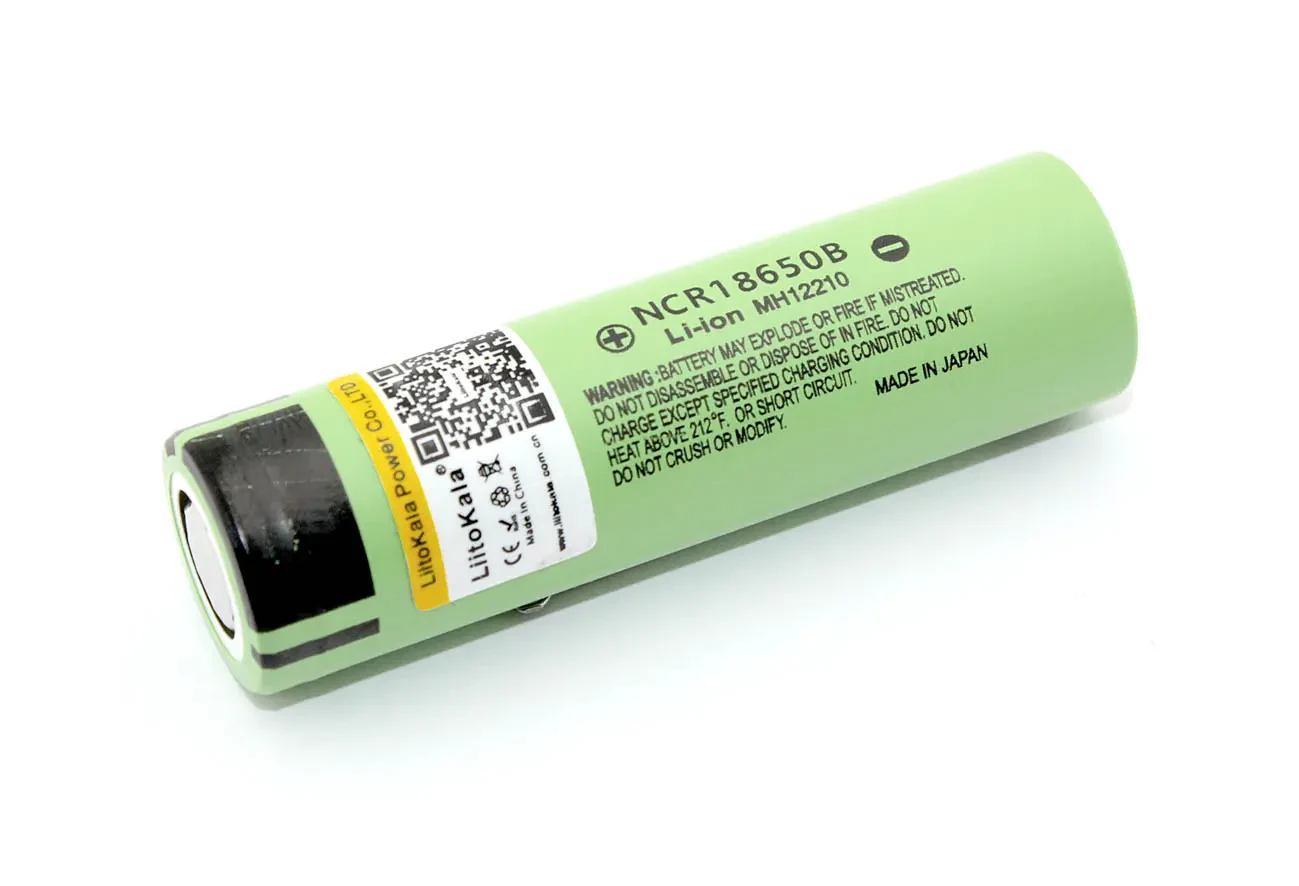 Аккумулятор типа 18650 Li-Ion LiitoKala Lii-34B 3400mAh, 3.7V (1)