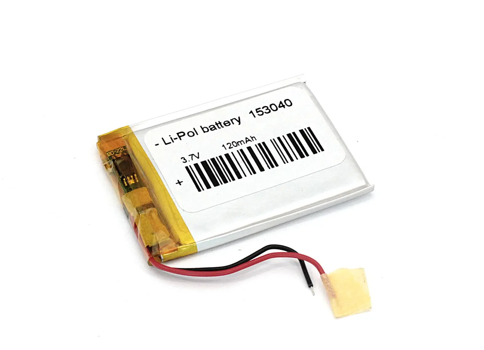 Аккумулятор Li-Pol (батарея) 2*30*40мм 2pin 3.7V/120mAh (1)