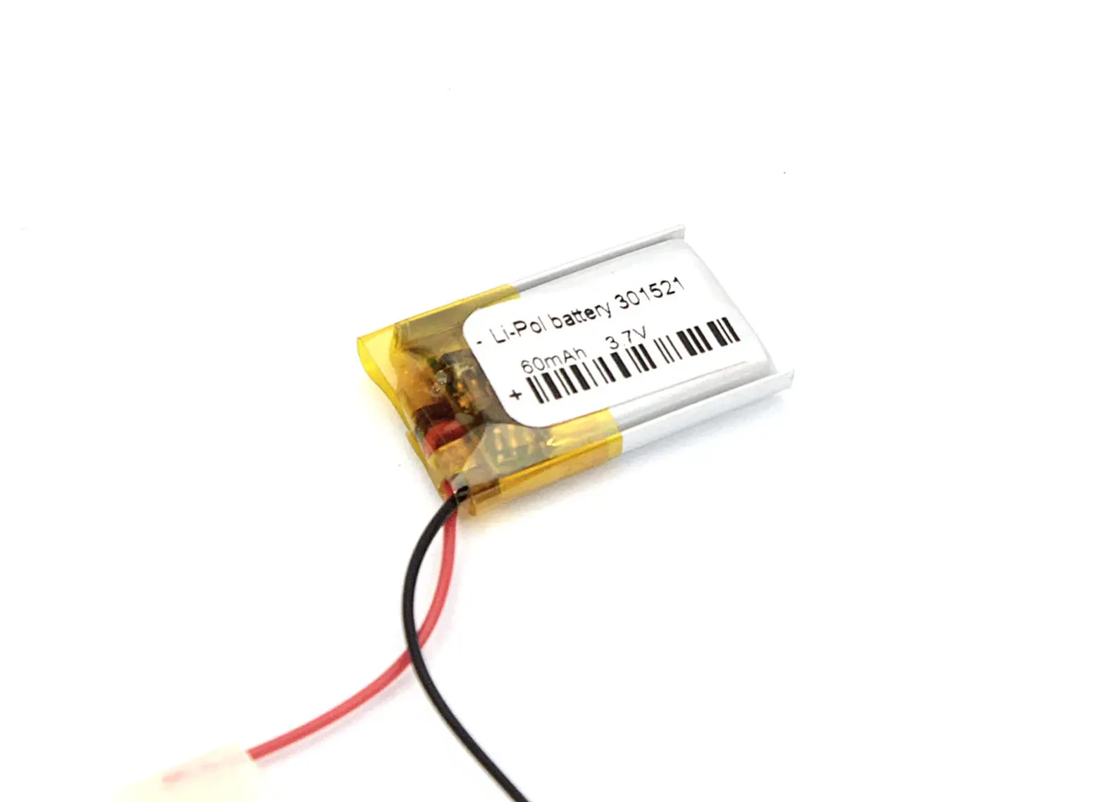 Аккумулятор Li-Pol (батарея) 3*15*21мм 2pin 3.7V/60mAh (1)