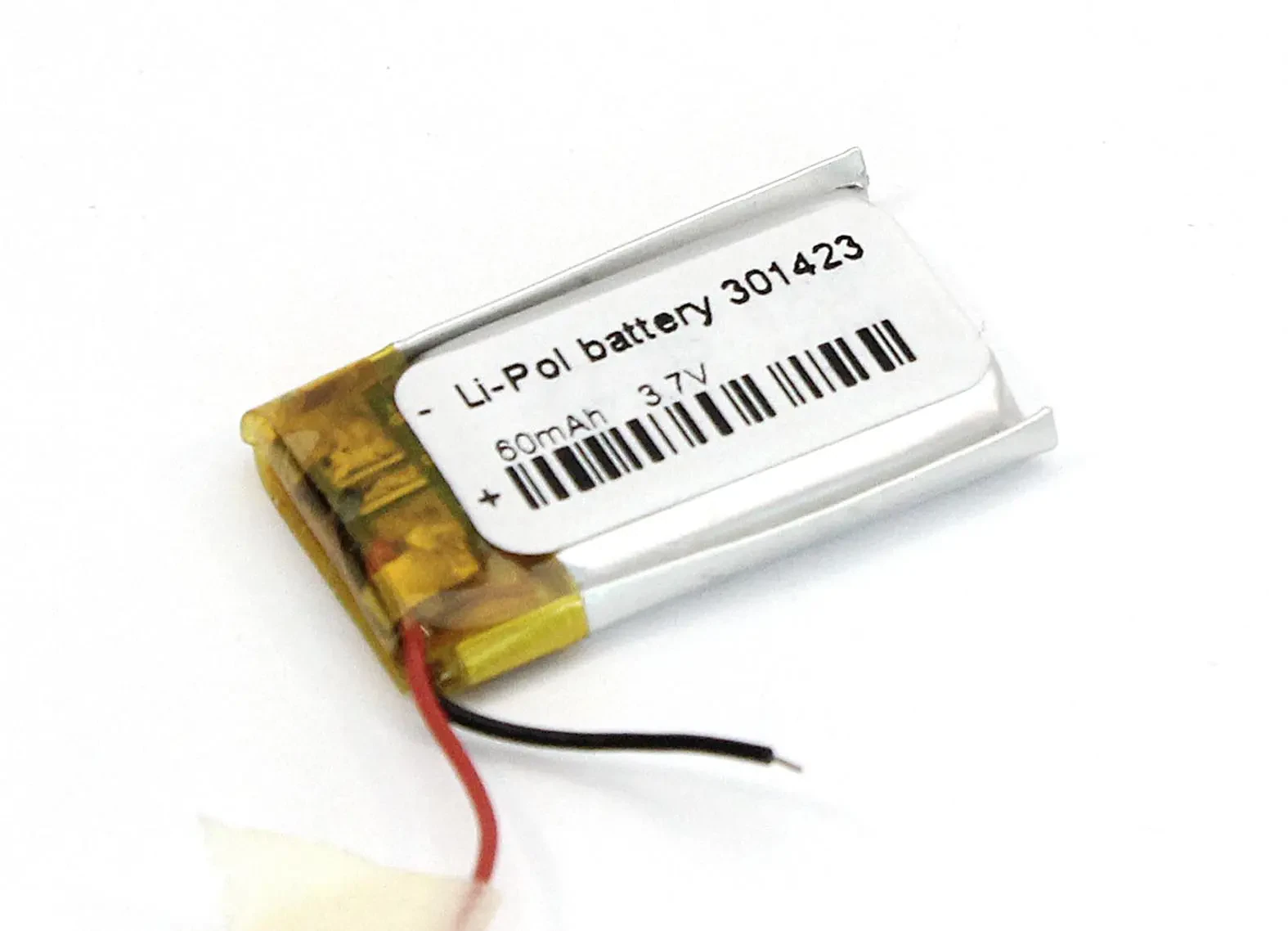 Аккумулятор Li-Pol (батарея) 3*14*23мм 2pin 3.7V/60mAh (1)