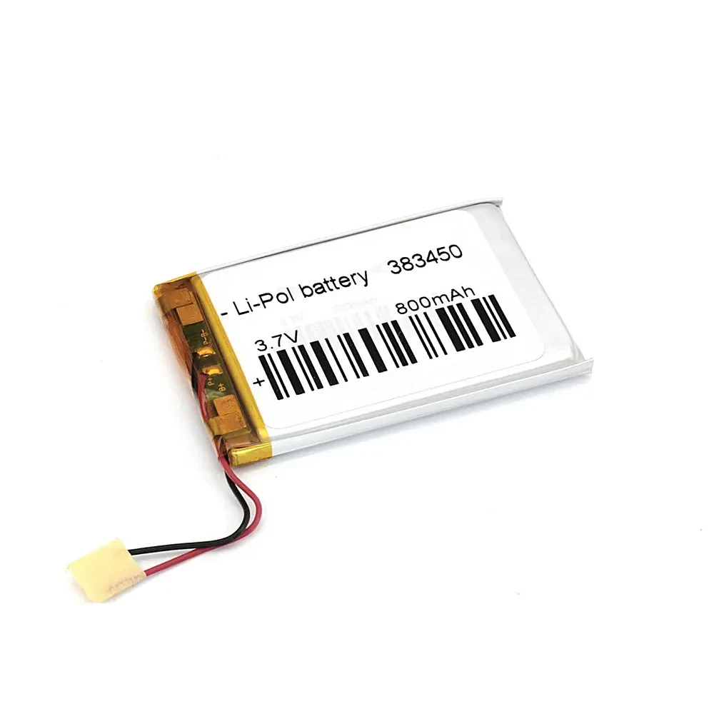 Аккумулятор Li-Pol (батарея) 3.8*34*50мм 2pin 3.7V/800mAh (1)