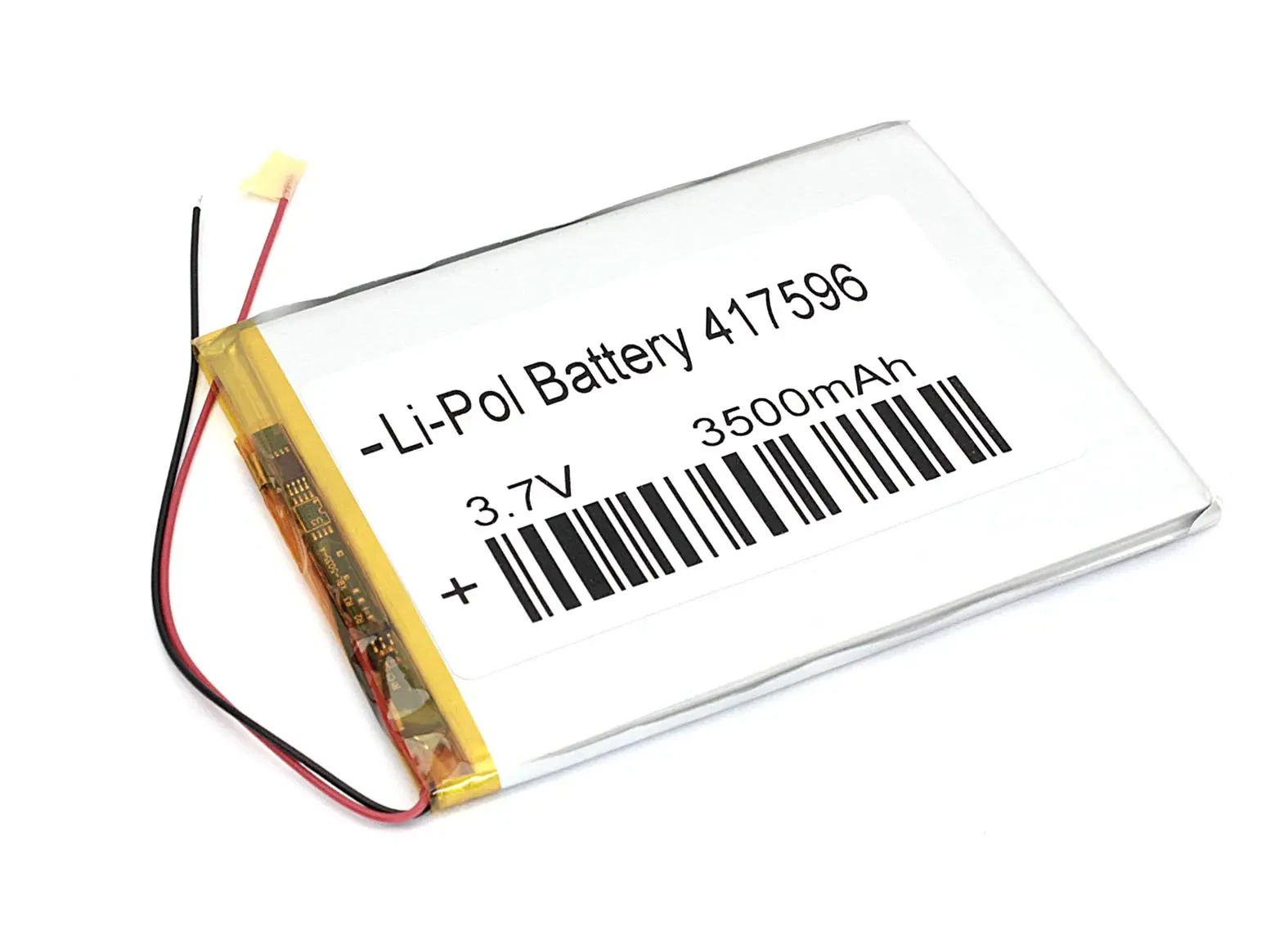 Аккумулятор Li-Pol (батарея) 4.1*75*96мм 2pin 3.7V/3500mAh (1)