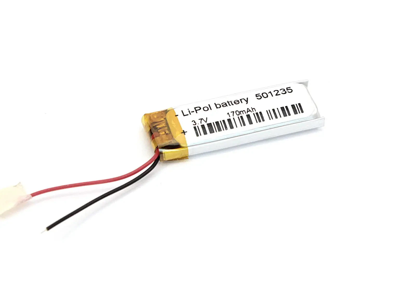 Аккумулятор Li-Pol (батарея) 5*12*35мм 2pin 3.7V/170mAh (1)