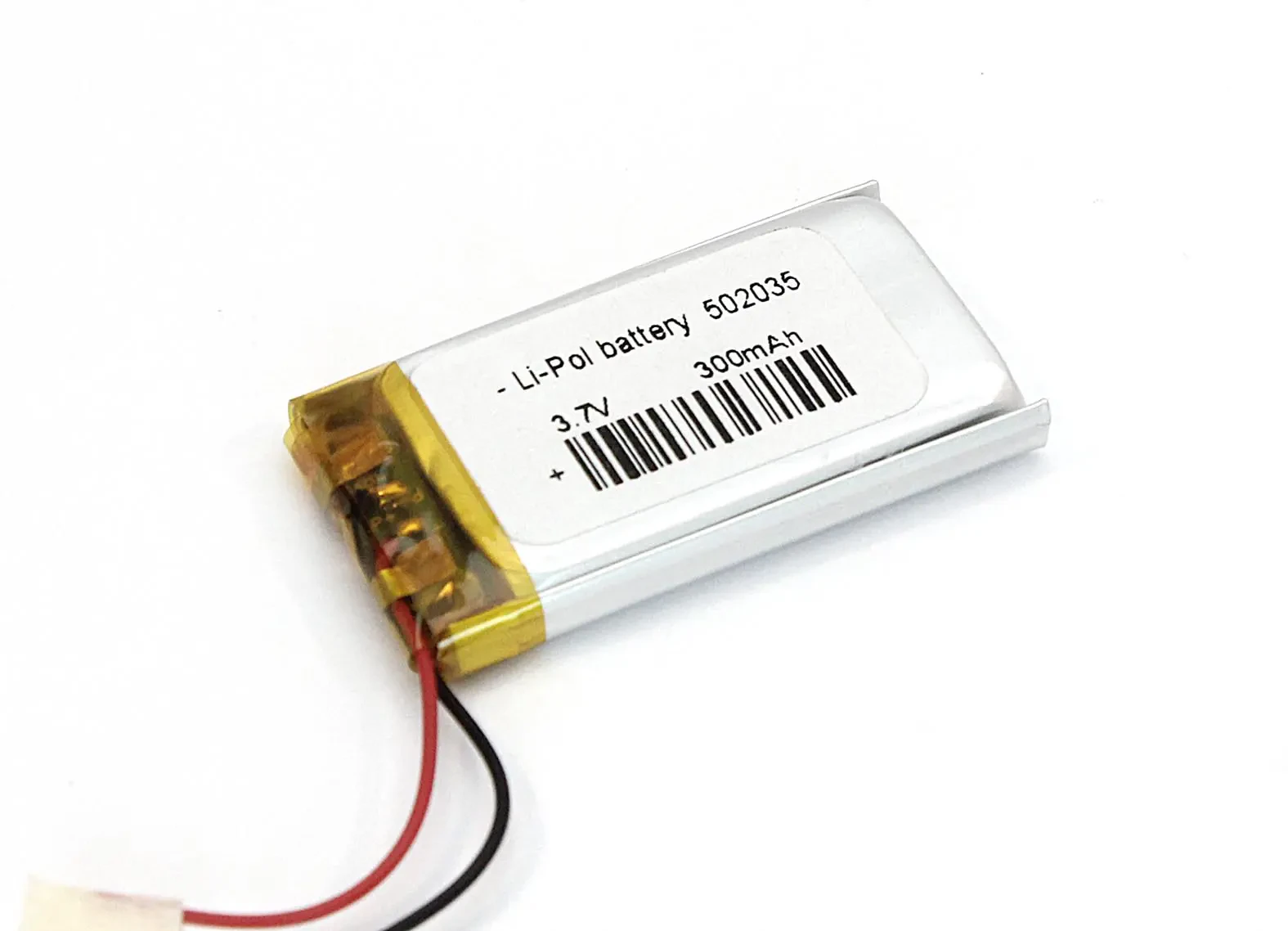 Аккумулятор Li-Pol (батарея) 5*20*35мм 2pin 3.7V/300mAh (1)