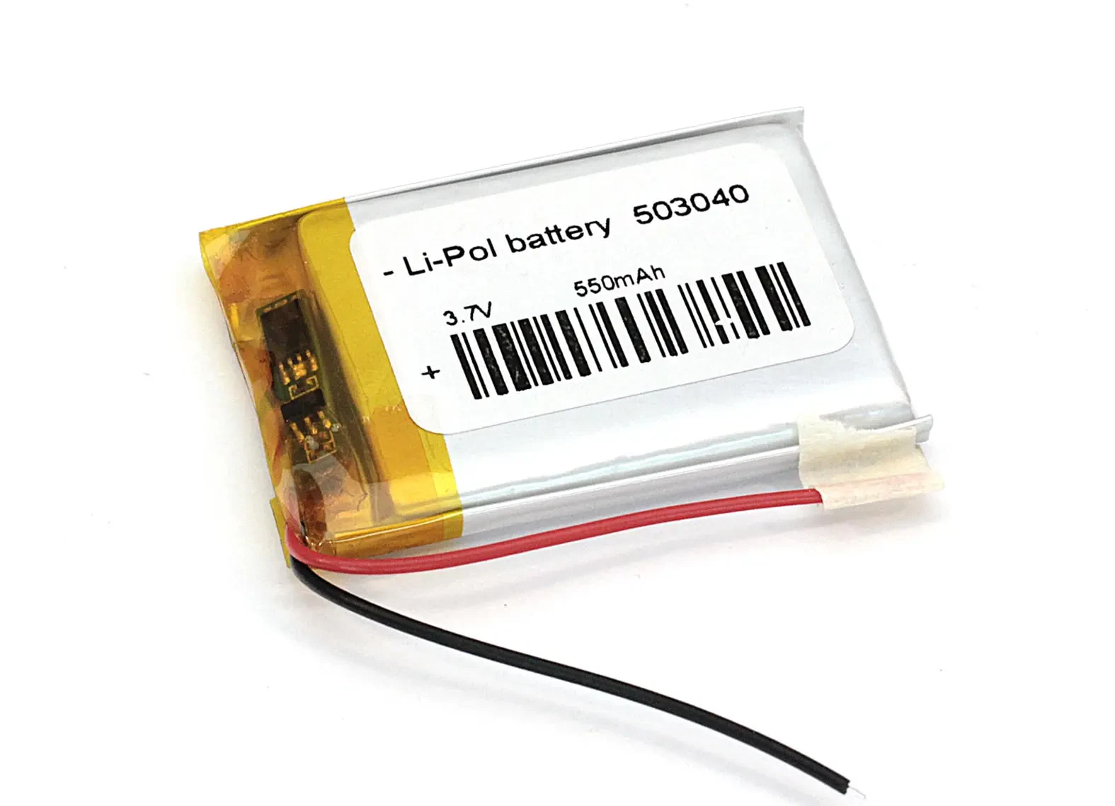 Аккумулятор Li-Pol (батарея) 5*30*40мм 2pin 3.7V/550mAh (1)