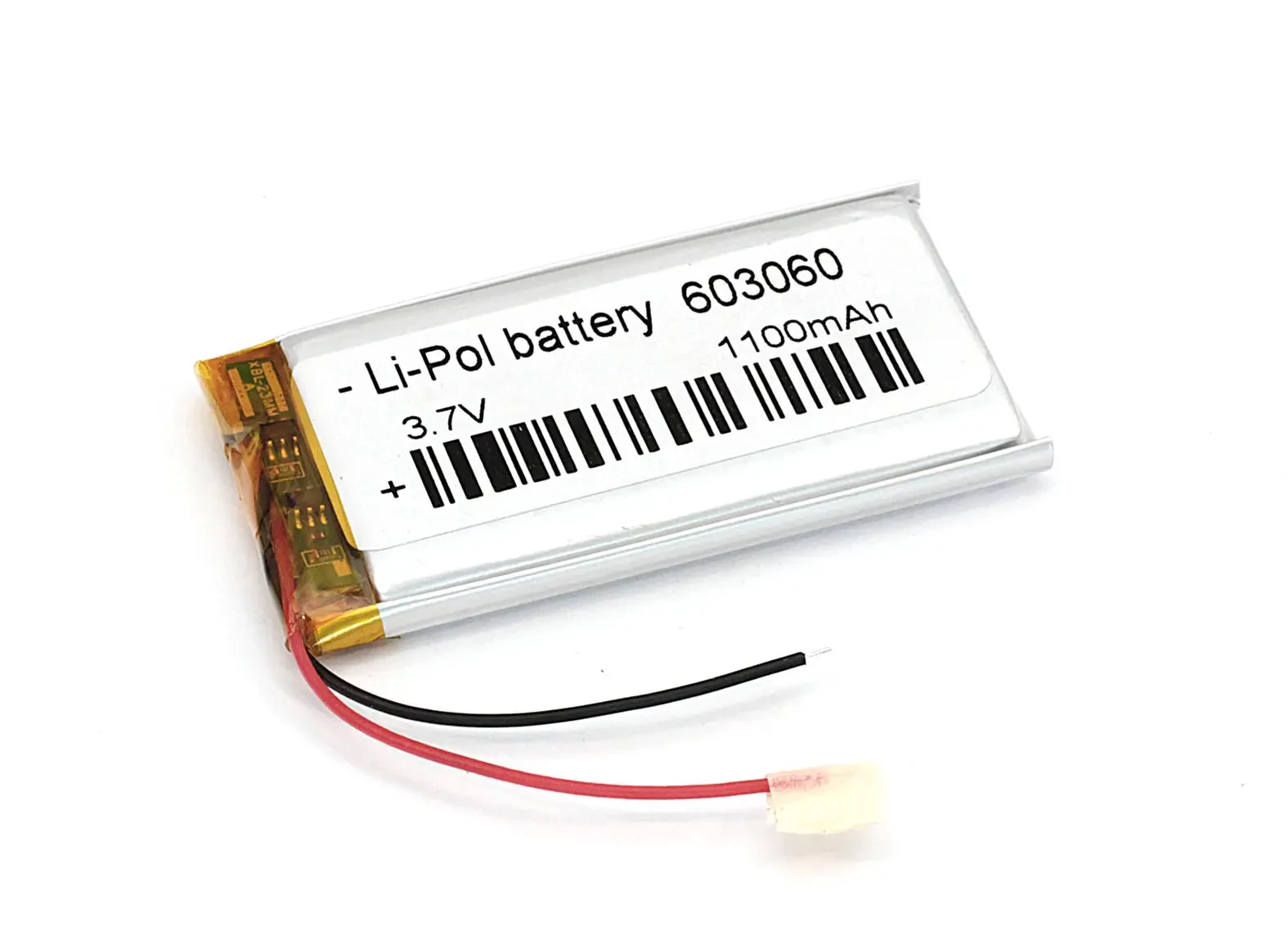 Аккумулятор Li-Pol (батарея) 6*30*60мм 2pin 3.7V/1100mAh (1)