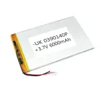 Аккумулятор Li-Pol (батарея) 3*90*140мм 2pin 3.7V/6000mAh иллюстрация