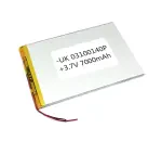 Аккумулятор Li-Pol (батарея) 3*100*140мм 2pin 3.7V/7000mAh иллюстрация