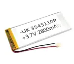 Аккумулятор Li-Pol (батарея) 3.5*45*110мм 2pin 3.7V/2800mAh иллюстрация