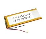 Аккумулятор Li-Pol (батарея) 3.5*55*130мм 2pin 3.7V/3500mAh иллюстрация