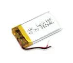 Аккумулятор Li-Pol (батарея) 4*20*35мм 2pin 3.7V/350mAh иллюстрация