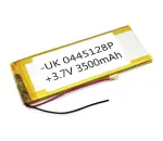 Аккумулятор Li-Pol (батарея) 4*45*128мм 2pin 3.7V/3500mAh иллюстрация