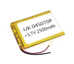 Аккумулятор Li-Pol (батарея) 4*50*70мм 2pin 3.7V/2500mAh иллюстрация