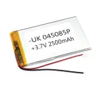 Аккумулятор Li-Pol (батарея) 4*50*85мм 2pin 3.7V/2500mAh иллюстрация