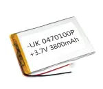 Аккумулятор Li-Pol (батарея) 4*70*100мм 2pin 3.7V/3800mAh иллюстрация