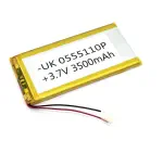 Аккумулятор Li-Pol (батарея) 5*55*110мм 2pin 3.7V/3500mAh иллюстрация