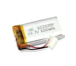 Аккумулятор Li-Pol (батарея) 6*20*35мм 2pin 3.7V/600mAh иллюстрация