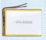 Аккумулятор Li-Pol (батарея) 3*70*100мм 2pin 3.7V/3000mAh иллюстрация