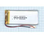 Аккумулятор Li-Pol (батарея) 4*29*70мм 2pin 3.7V/800mAh иллюстрация