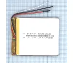 Аккумулятор Li-Pol (батарея) 5*50*60мм 3pin 3.7V/2000mAh иллюстрация