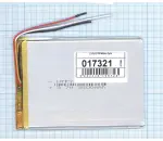 Аккумулятор Li-Pol (батарея) 3*70*105мм 3pin 3.7V/3500mAh иллюстрация