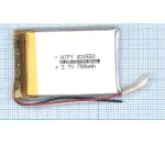 Аккумулятор Li-Pol (батарея) 4*35*50мм 2pin 3.7V/750mAh иллюстрация