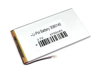 Аккумулятор Li-Pol (батарея) 3*80*140мм 2pin 3.7V/4700mAh иллюстрация 1