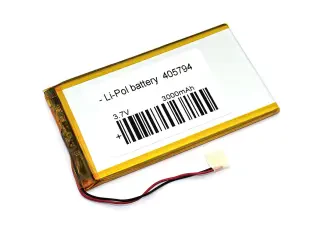 Аккумулятор Li-Pol (батарея) 4*57*94мм 2pin 3.7V/3000mAh иллюстрация 1