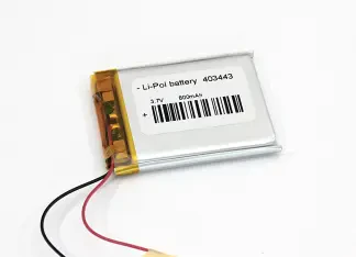 Аккумулятор Li-Pol (батарея) 4*34*43мм 2pin 3.7V/430mAh иллюстрация 1