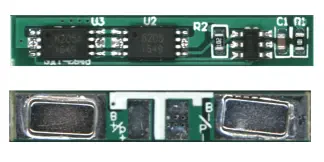 Контроллер заряда-разряда (PCM) для Li-Pol, Li-Ion батареи 3,7В 28x4mm 2pin 265-sxt-2845 JWT иллюстрация 1