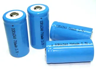 Аккумулятор Li-Ion 16340 ICR16340 700mAh 3.7V 7.4Wh иллюстрация 1