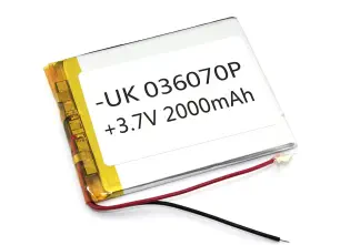 Аккумулятор Li-Pol (батарея) 3*60*70мм 2pin 3.7V/1600mAh иллюстрация 1