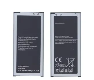 Аккумуляторная батарея BG-BG800BBE для Samsung Galaxy S5 Mini SM-G800F/SM-G800H/SM-G800Y иллюстрация 1