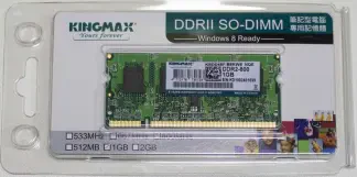 Модуль памяти KINGMAX DDR2- 1Гб, 800, SO-DIMM, Ret иллюстрация 1