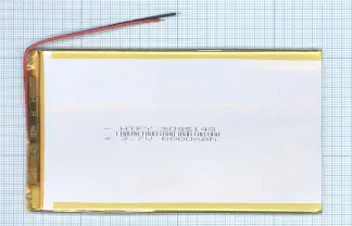 Аккумулятор Li-Pol (батарея) 3*85*148мм 2pin 3.7V/6000mAh иллюстрация 1