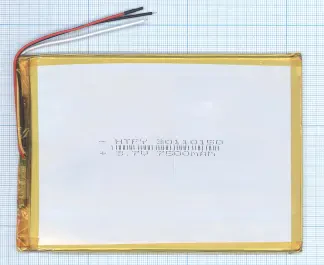 Аккумулятор Li-Pol (батарея) 3*110*150мм 3pin 3.7V/7500mAh иллюстрация 1