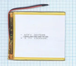 Аккумулятор Li-Pol (батарея) 3*75*85мм 2pin 3.7V/1800mAh иллюстрация 1