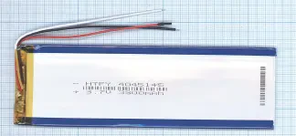 Аккумулятор Li-Pol (батарея) 4*45*145мм 3pin 3.7V/3800mAh иллюстрация 1