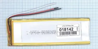 Аккумулятор Li-Pol (батарея) 3*45*145мм 3pin 3.7V/2400mAh иллюстрация 1