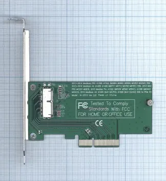 Переходник PCIE на SSD для MacBook Air 2013 2014 2015 A1465 A1466 SSD 60323 иллюстрация 1