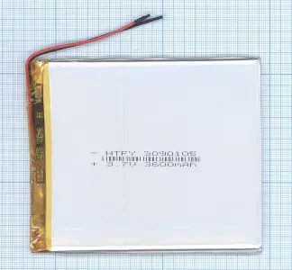 Аккумулятор Li-Pol (батарея) 3*90*105мм 2pin 3.7V/3600mAh иллюстрация 1