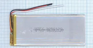 Аккумулятор Li-Pol (батарея) 3*50*130мм 3pin 3.7V/2500mAh иллюстрация 1