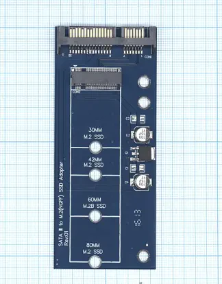 Переходник SATA на M.2 (NGFF) SSD иллюстрация 1