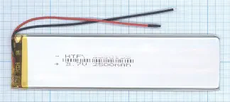 Аккумулятор Li-Pol (батарея) 3*38*135мм 2pin 3.7V/2500mAh иллюстрация 1