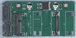 Переходник SSD на 2.5 SATA mini PCI-E иллюстрация 1