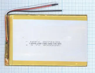 Аккумулятор Li-Pol (батарея) 3*73*130мм 3pin 3.7V/4000mAh иллюстрация 1