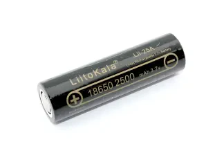 Аккумулятор типа 18650 Li-Ion LiitoKala Lii-25A 2500mAh, 3.7V иллюстрация 1