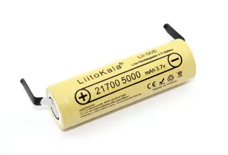 Аккумулятор типа 21700 Li-Ion LiitoKala Lii-50E-N with connectors 5000mAh, 3.7V иллюстрация 1